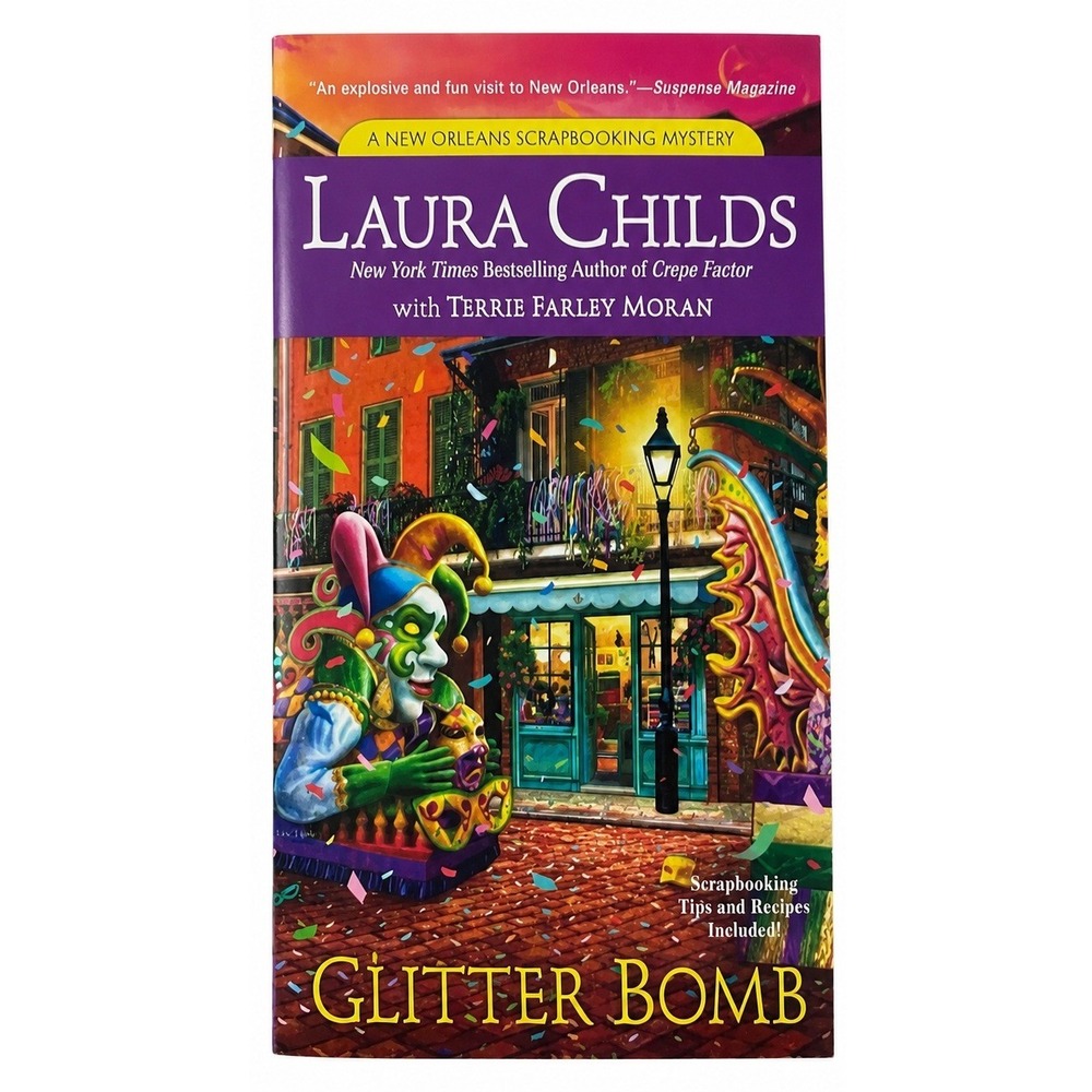 Glitter‎ Bomb Laura Childs New Orleans Scrapbooking Mystery Paperback 2018